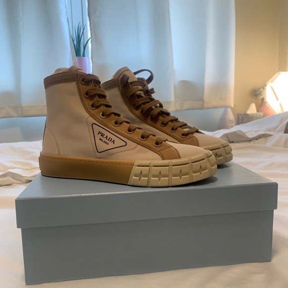 Brand New Prada Gabardine High-Tops - Picture 2 of 4